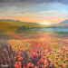 Gratitude 18 x 18 Oil and Wax